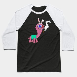 Turtle Rabbit Guy No Smoking Just Got a Pipe Baseball T-Shirt